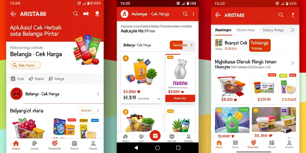 Antarmuka aplikasi Cek Harga ARISTA88 yang informatif dan mudah digunakan.