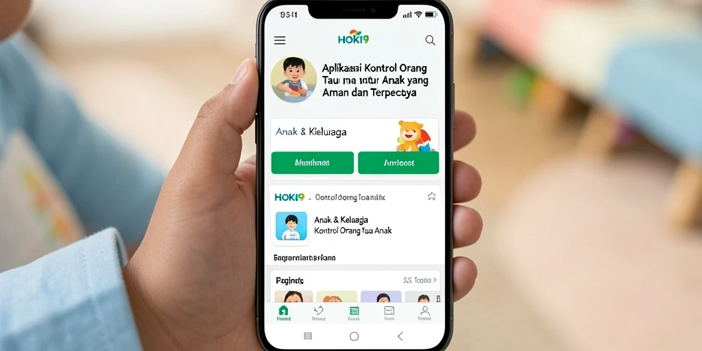 Tampilan antarmuka HOKI9 yang mudah digunakan untuk kontrol orang tua.