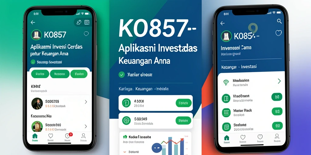 Tampilan antarmuka utama KO857 yang memudahkan investasi.