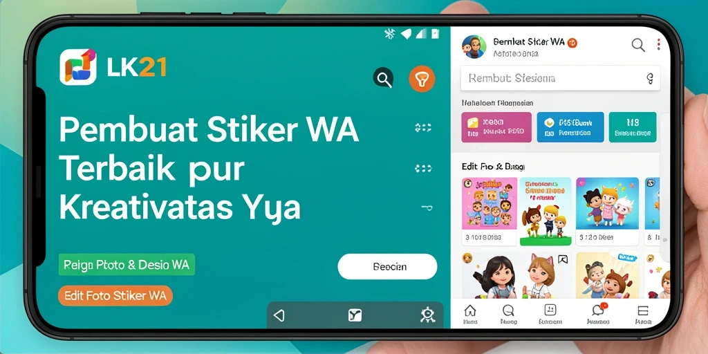 Tampilan antarmuka pengguna LK21 yang ramah dan fungsional.
