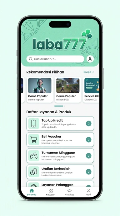Temukan Aplikasi Populer & Kanal Uji di laba777