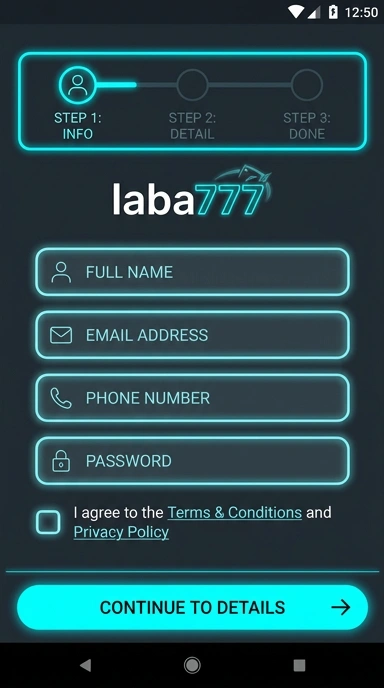 Cara Registrasi Akun Baru di laba777