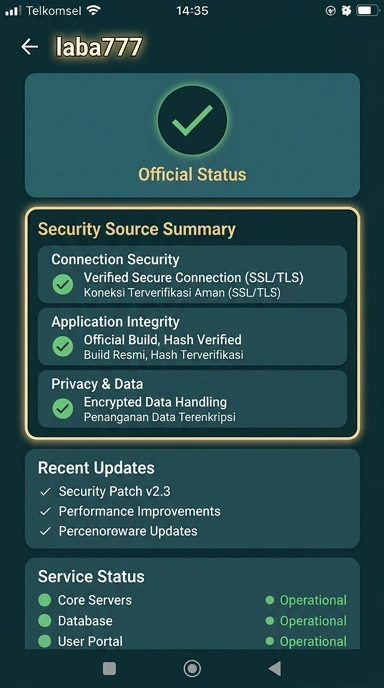 Halaman Resmi Laba777 untuk Pengguna Android
